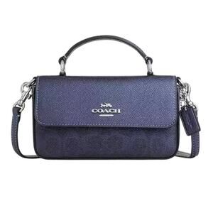 Coach Mini Josie Top Handle Crossbody bag in Midnight Navy